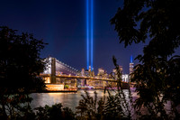 Twin beacons commemorating 9/11