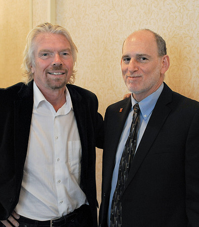 Sir Richard Branson and Ethan Nadelmann